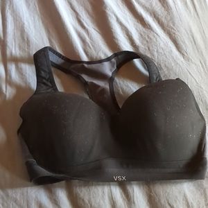 34DD VSX Incredible Max High Impact Sports Bra- in Black and Grey